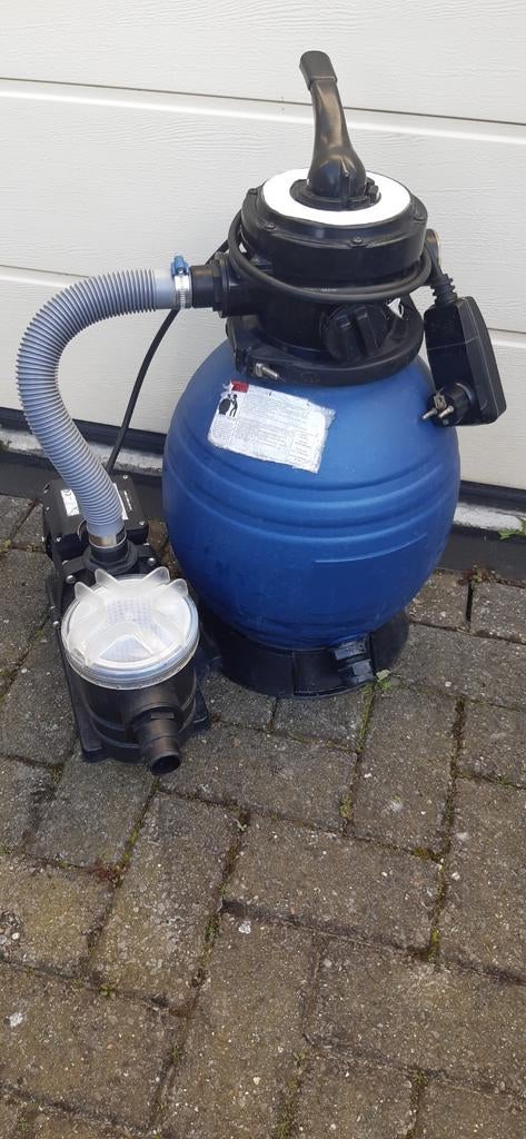 Zwembadpomp met zandfilter .., Tuin en Terras, Zwembad-toebehoren, Ophalen, Gebruikt