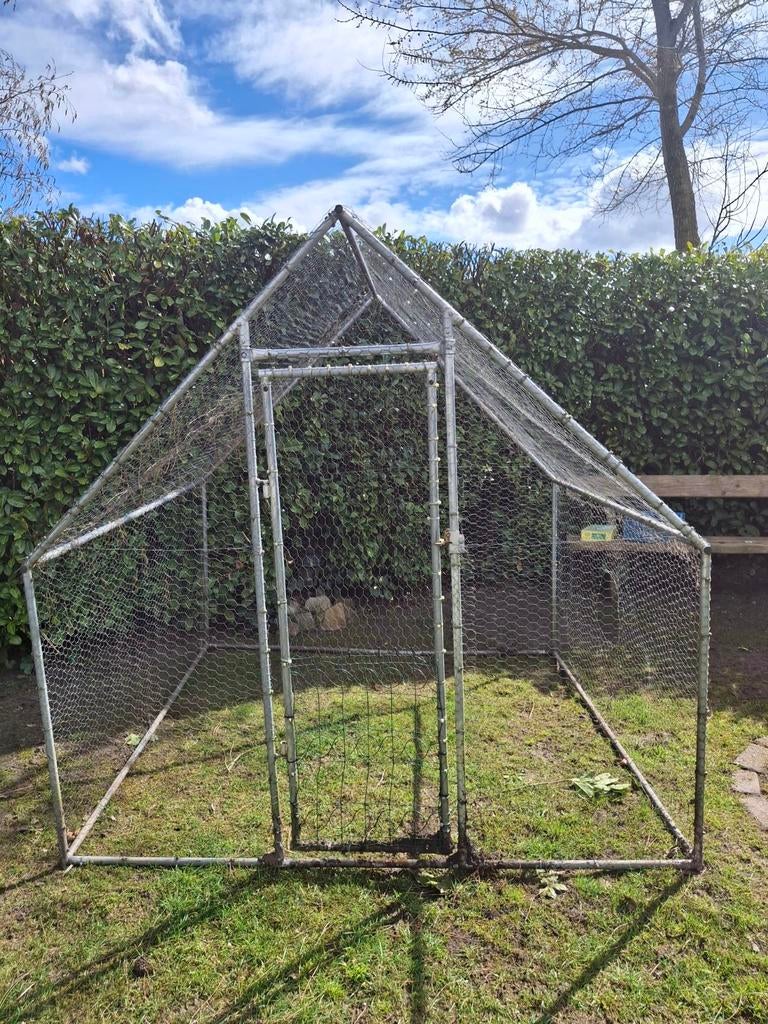 Kippenren, Ophalen, Kippenhok of Kippenren