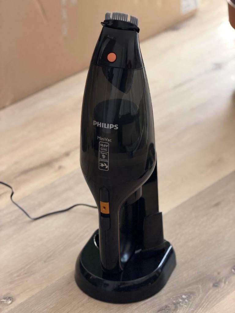 Philips MiniVac Kruimelzuiger, Witgoed en Apparatuur, Stofzuigers, Stofzak, Gebruikt, Kruimeldief, Ophalen of Verzenden