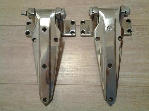 grendel scharnier , groot en klein ea  sluitingen, Lubricant, Ophalen of Verzenden, Gebruikt, Chroom, Schuif of Grendel