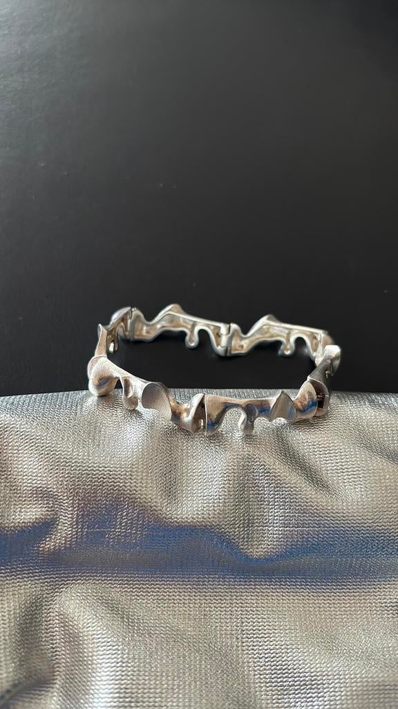 Originele zilveren Lapponia armband van Björn Weckstrom, Ophalen, Zo goed als nieuw, Zilver