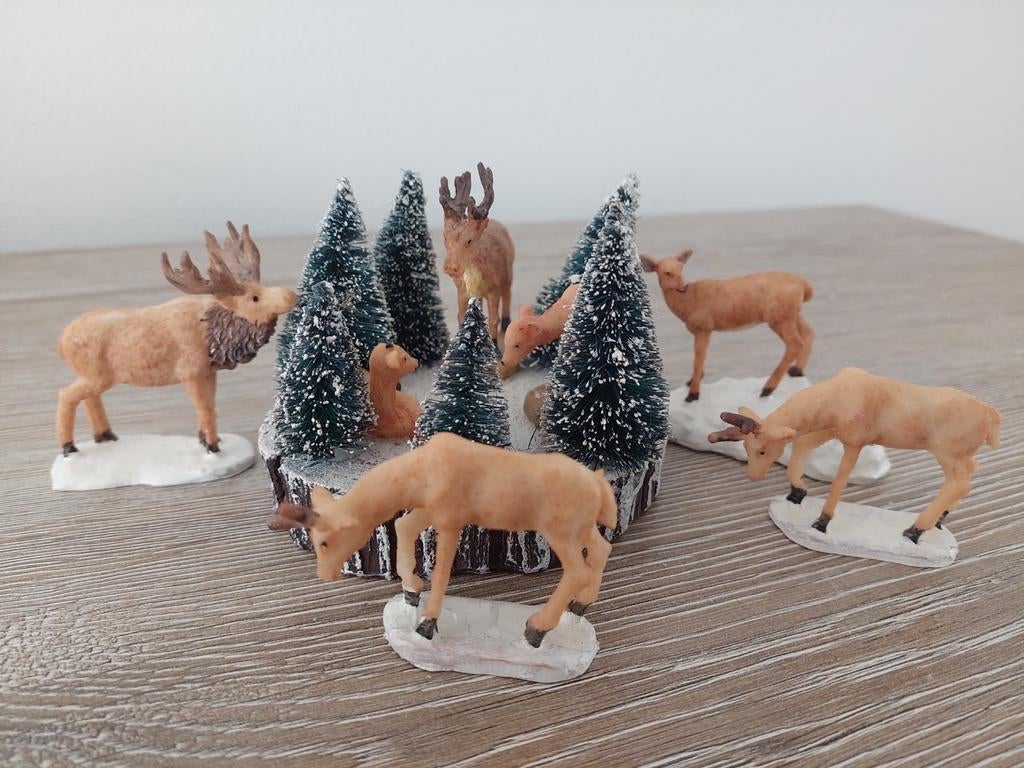 Accessoires voor een kerstdorp 05, Diversen, Kerst, Ophalen, Zo goed als nieuw