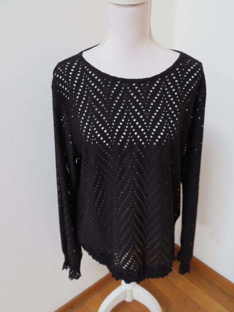 N50 CL ESSENTIAL shirt zwart en groen XL 46/48, CL Essential, Zwart, Maat 46/48 (XL) of groter, Nieuw