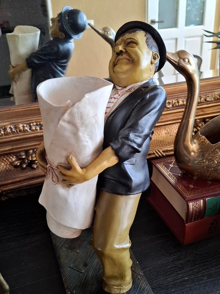 Groot beeld Charlie Chaplin, Verzamelen, Ophalen of Verzenden, Zo goed als nieuw, Mens