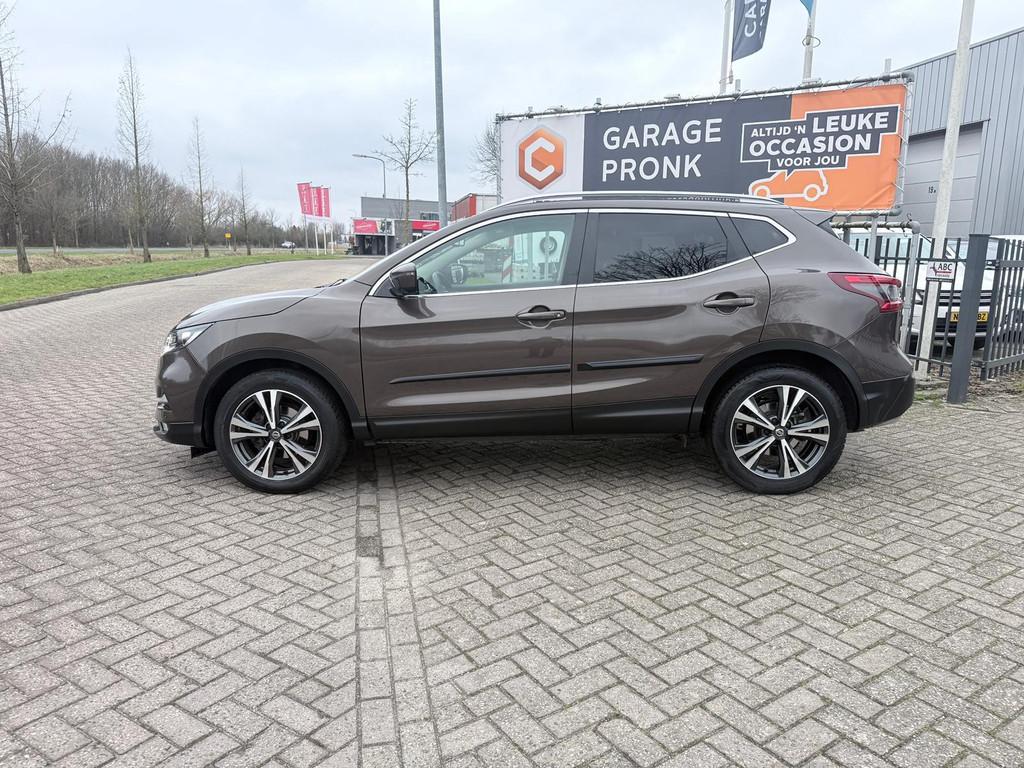 Nissan Qashqai 1.2 N-Connecta NAVI/PANO/CRUIS/CAMERA, Gebruikt, 4 cilinders, Bruin, Origineel Nederlands