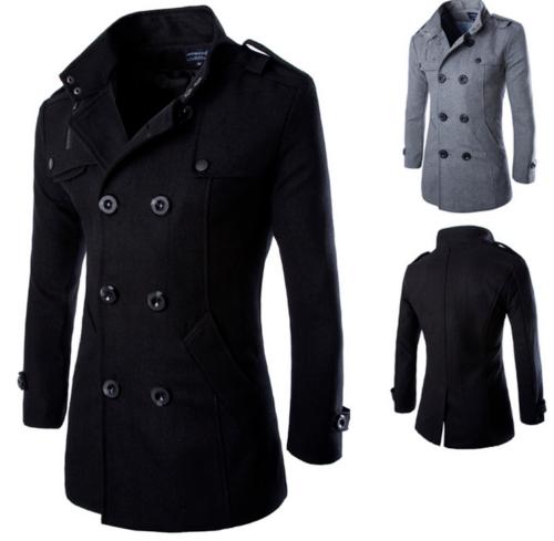 Nette heren jas (winter zwarte grijze mannen zakelijke), Verzenden, Nieuw, Overige kleuren