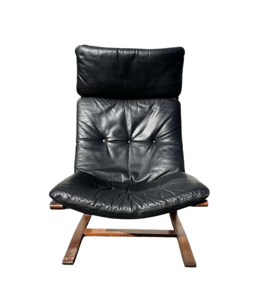 1329. Kengu fauteuil, ontwerp Oddvin Rykken voor Rybo Rykken, Ophalen of Verzenden