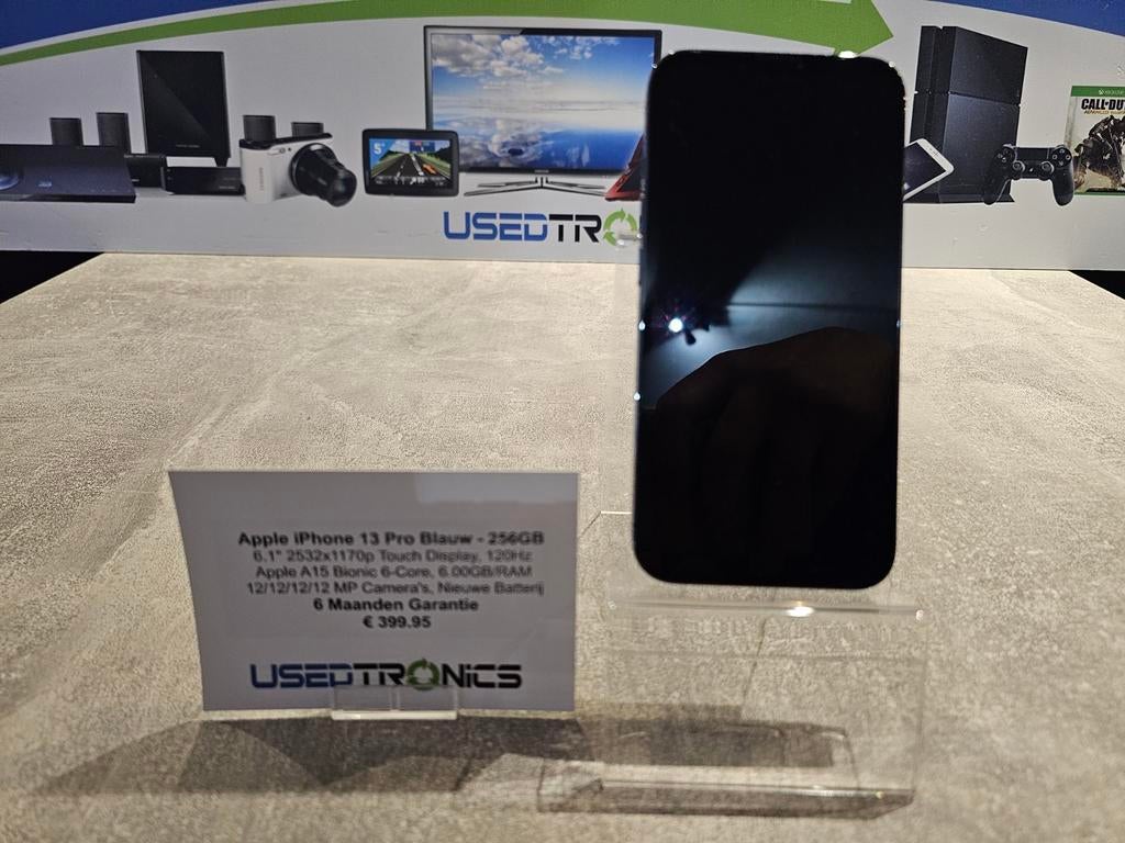 Apple iPhone 13 Pro Blauw 256 GB, 256 GB, Blauw, Ophalen of Verzenden, Zo goed als nieuw
