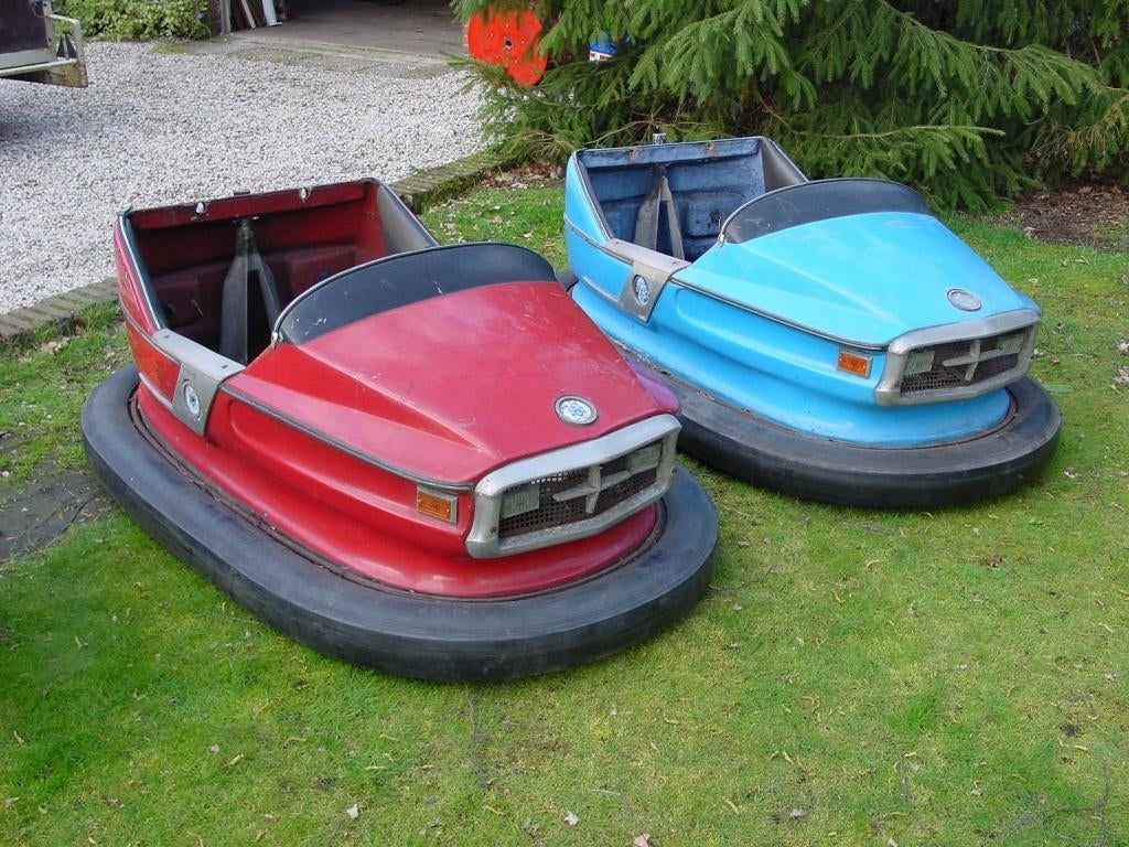 2 retro vintage botsauto's, Ophalen, Overige typen