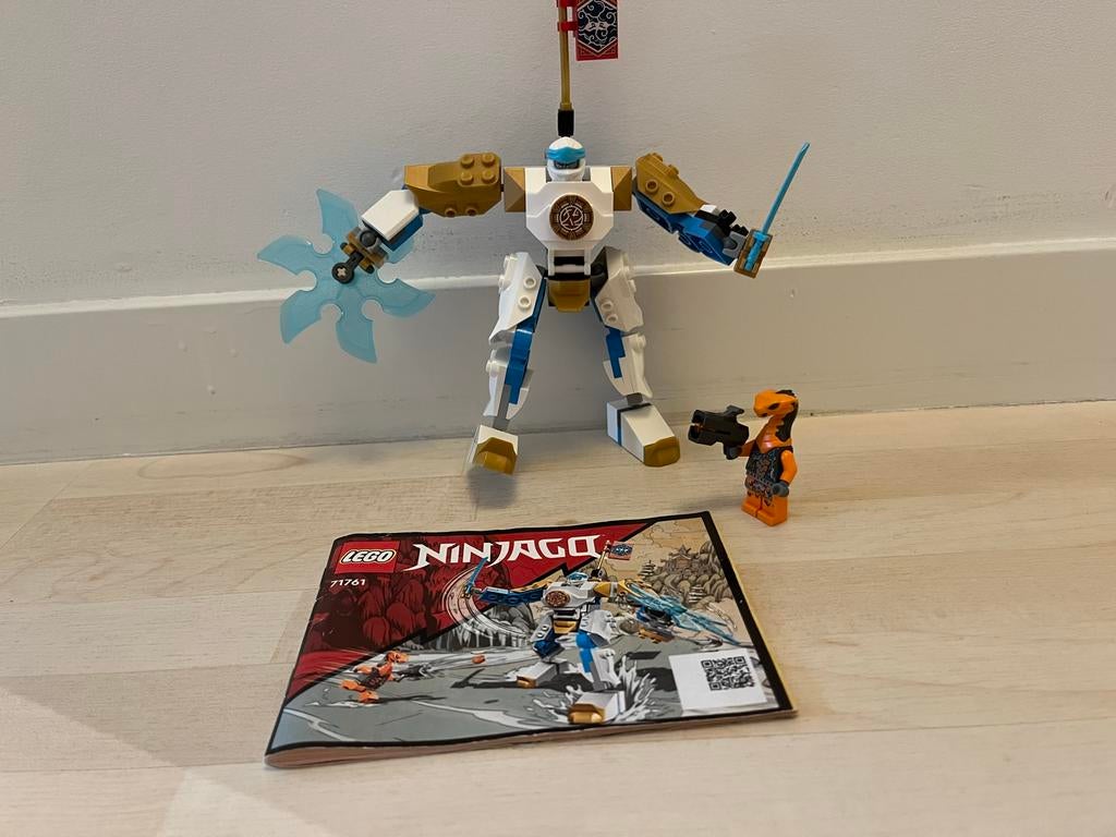 Lego Ninjago 71761 Zane's Power-Up Mech EVO, Ophalen of Verzenden, Zo goed als nieuw, Complete set, Lego