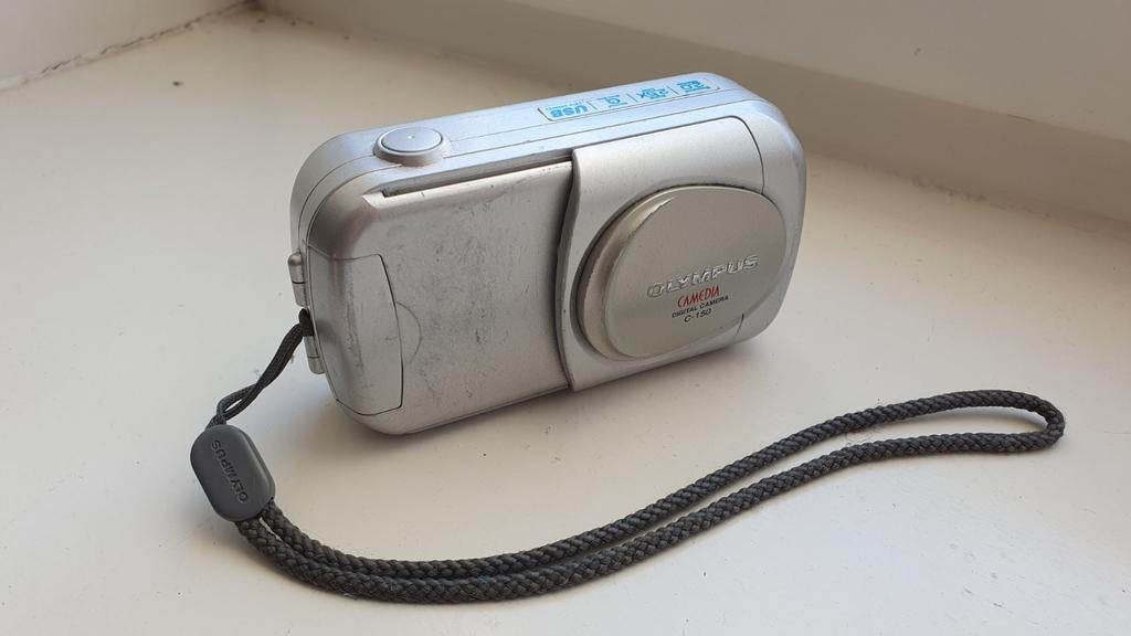 Olympus Camedia C-150 digitaal fototoestel, Ophalen of Verzenden, Gebruikt, Compact, Olympus