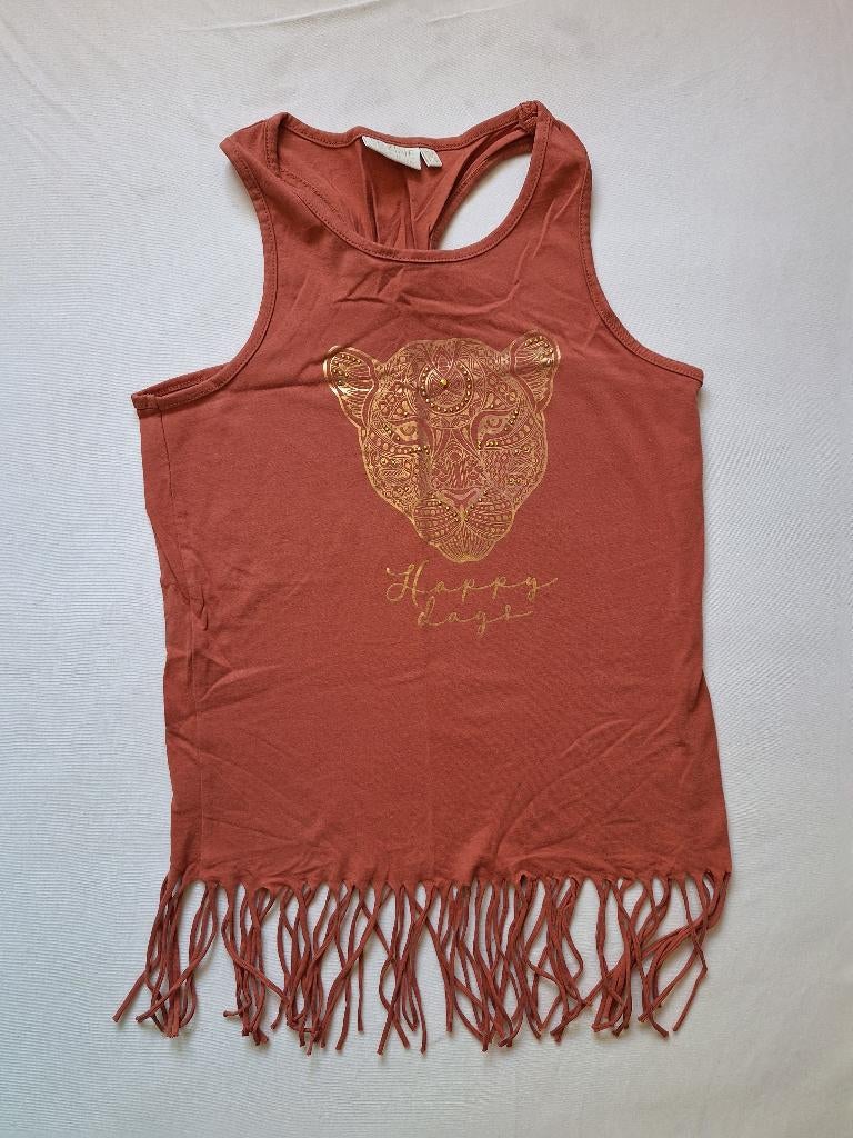 Leuk hempje met gouden tijgerkop 164/170, Ophalen of Verzenden, Gebruikt, Meisje