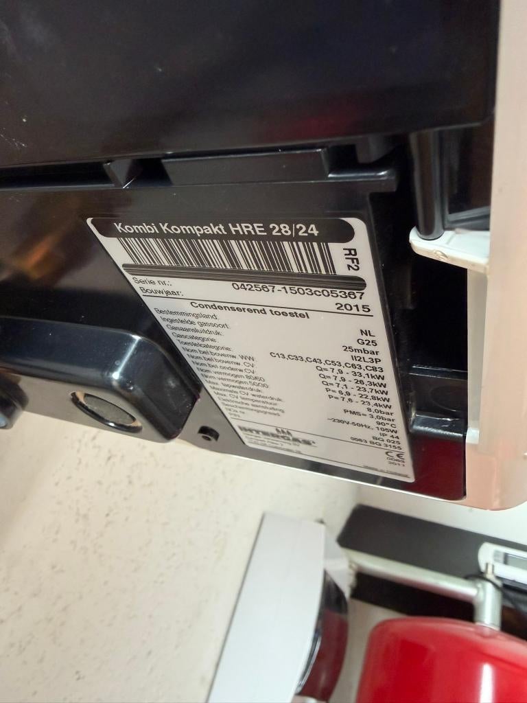 Intergas Kombi Kompakt HRE 28/24 CV-ketel (2015), Ophalen, Gebruikt, -, -