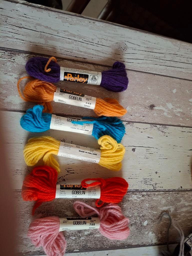 Parley borduurwol € 0.50 per streng, Hobby en Vrije tijd, Breien en Haken, Ophalen of Verzenden, Nieuw, Breien of Haken, Wol of Garen