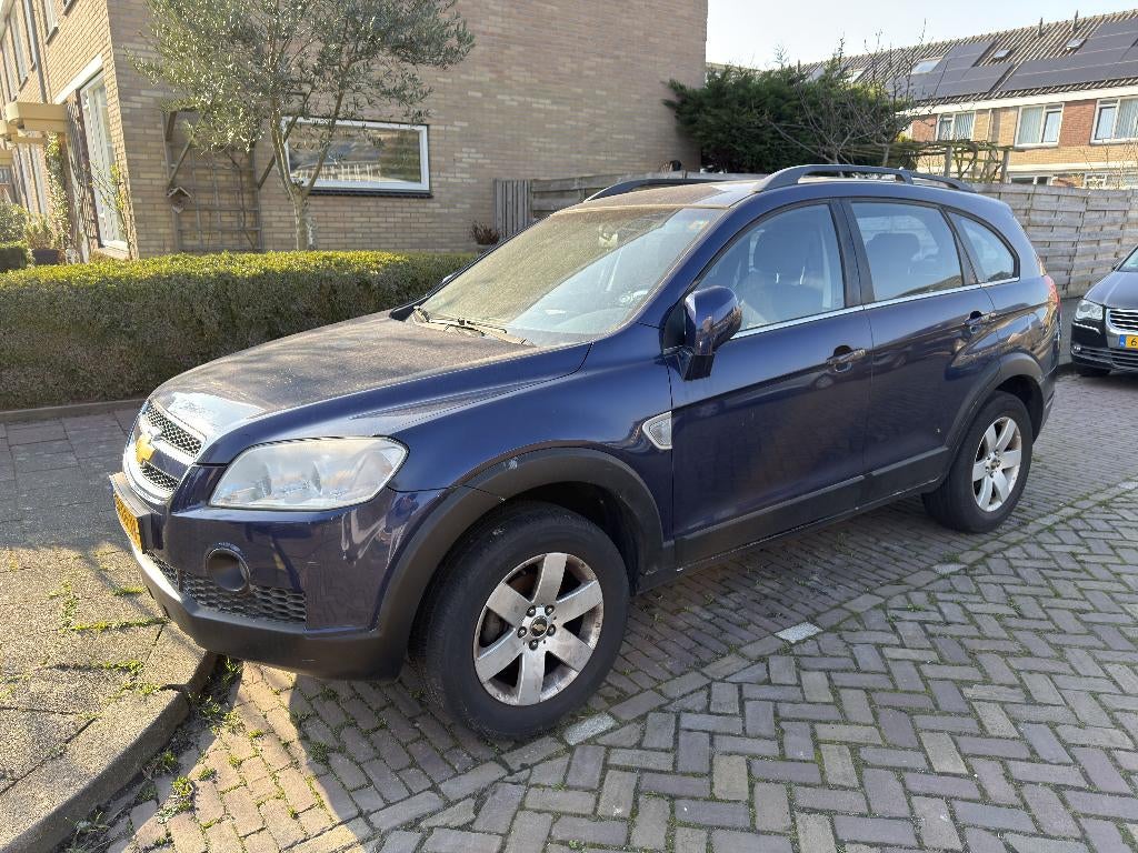 Chevrolet Captiva 2.4 2WD 2006 Blauw, Auto's, 136 pk, 4 cilinders, Blauw, 7 stoelen