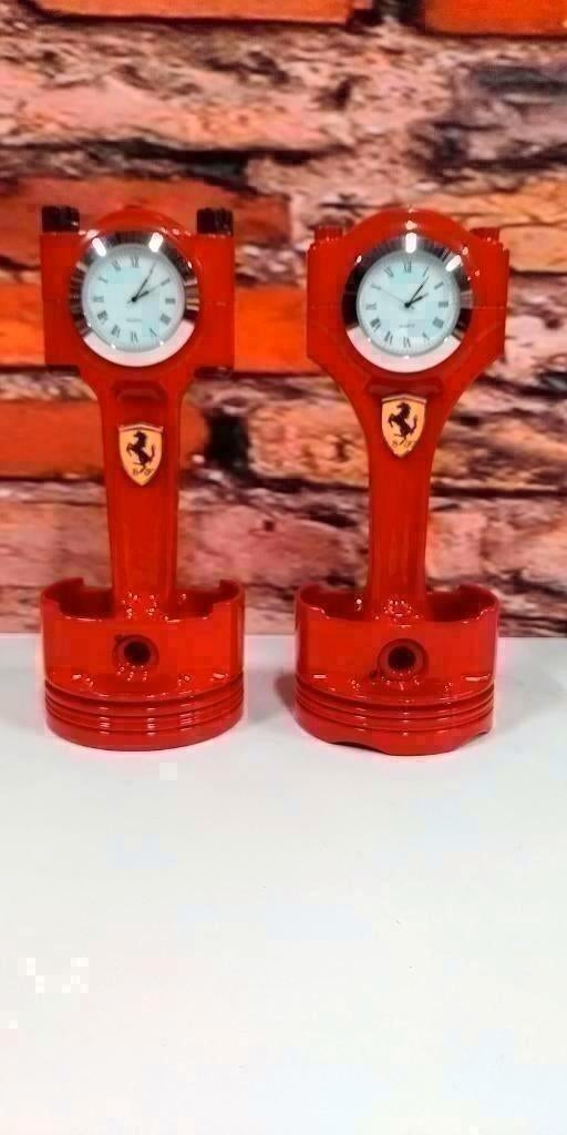 klok uurwerk auto zuiger piston clock mancave upcycling art, Ophalen of Verzenden