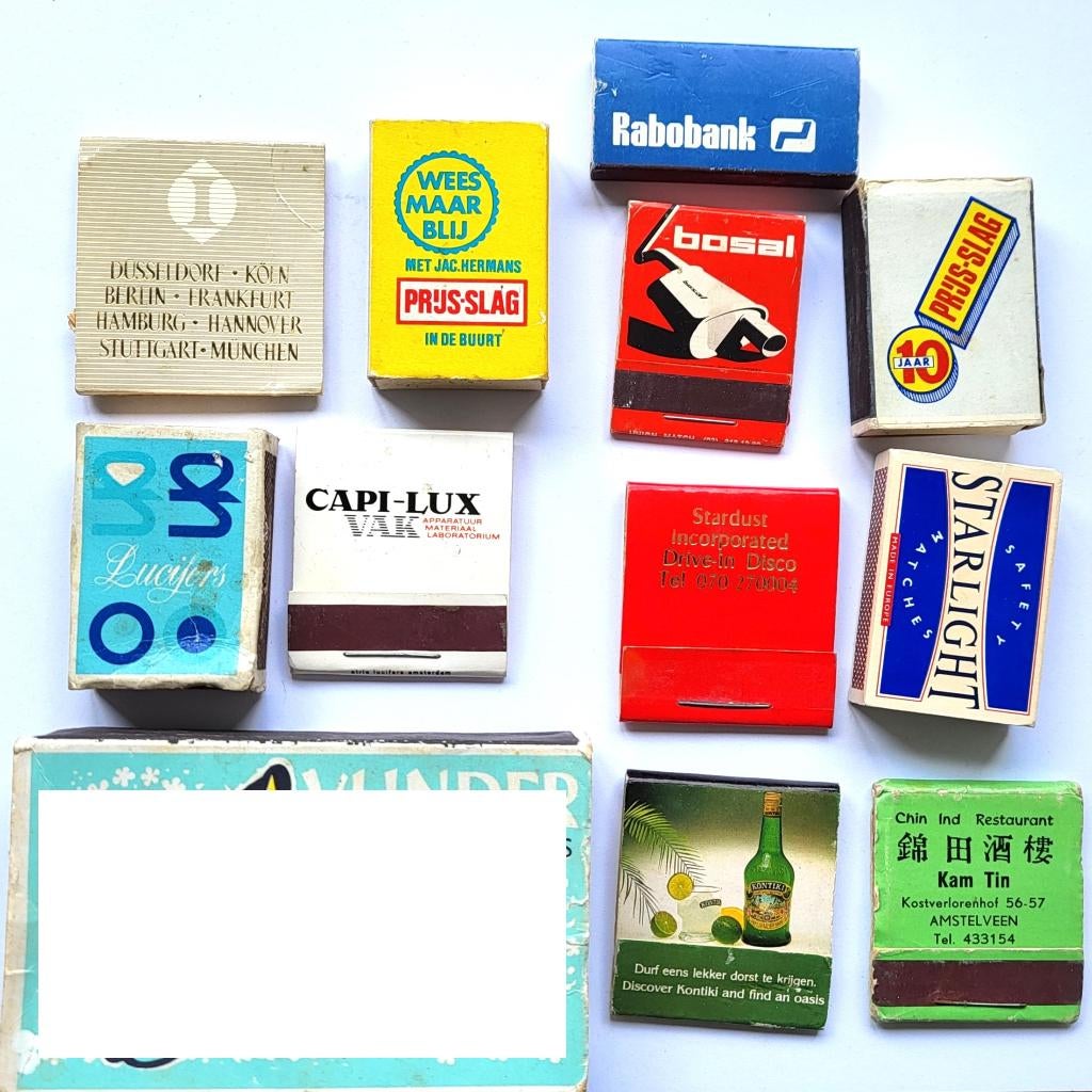 Vintage Asbakken blik Antiek Retro Nostalgisch Edelweiss,, Ophalen of Verzenden, Gebruikt, Overige typen