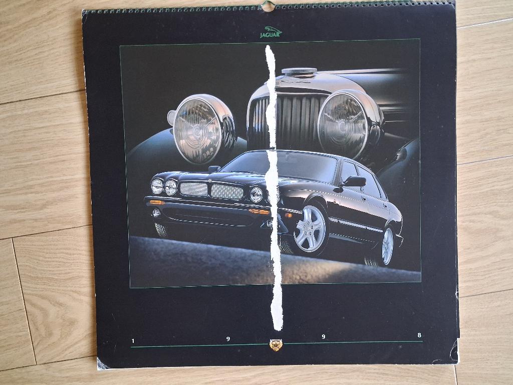 Kalender Jaguar 1998, Ophalen, Maandkalender, Gebruikt