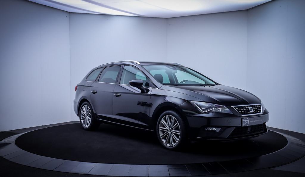 SEAT Leon ST 1.4T 150Pk Dsg EXCELLENT KEYLESS | STOELVERW. |, Gebruikt, Zwart, 4 cilinders, 150 pk