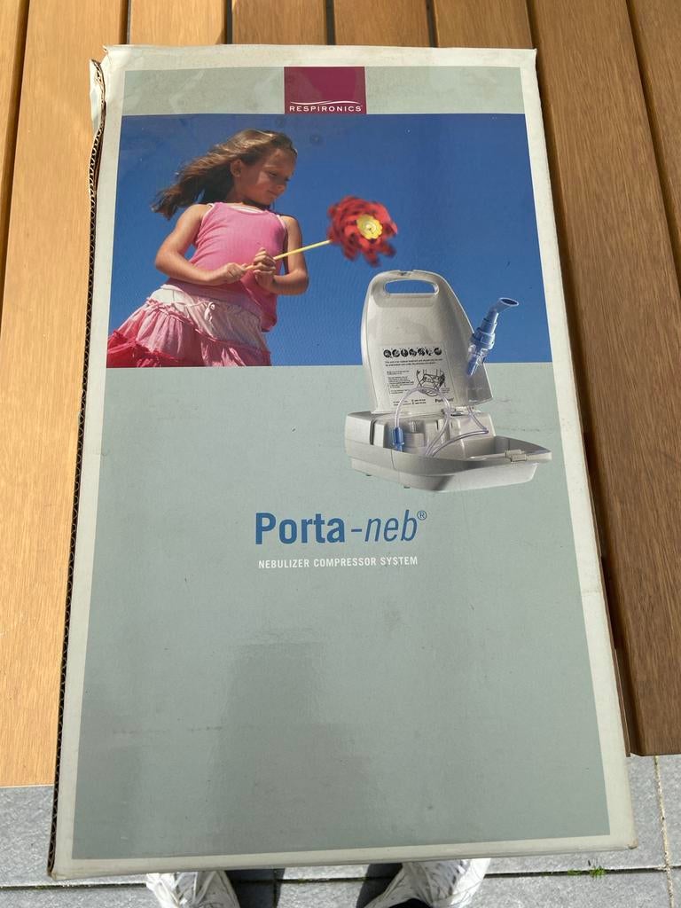 Vernevelapparaat Respironics Porta-neb met nieuw mondstuk, Diversen, Verpleegmiddelen, Ophalen of Verzenden, Gebruikt