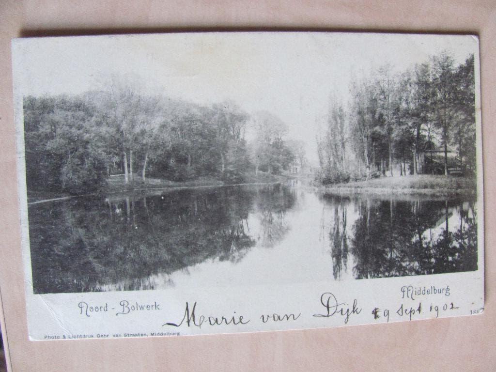 Middelburg 1902 Noord-Bolwerk, Ophalen of Verzenden, Voor 1920, Gelopen, Zeeland