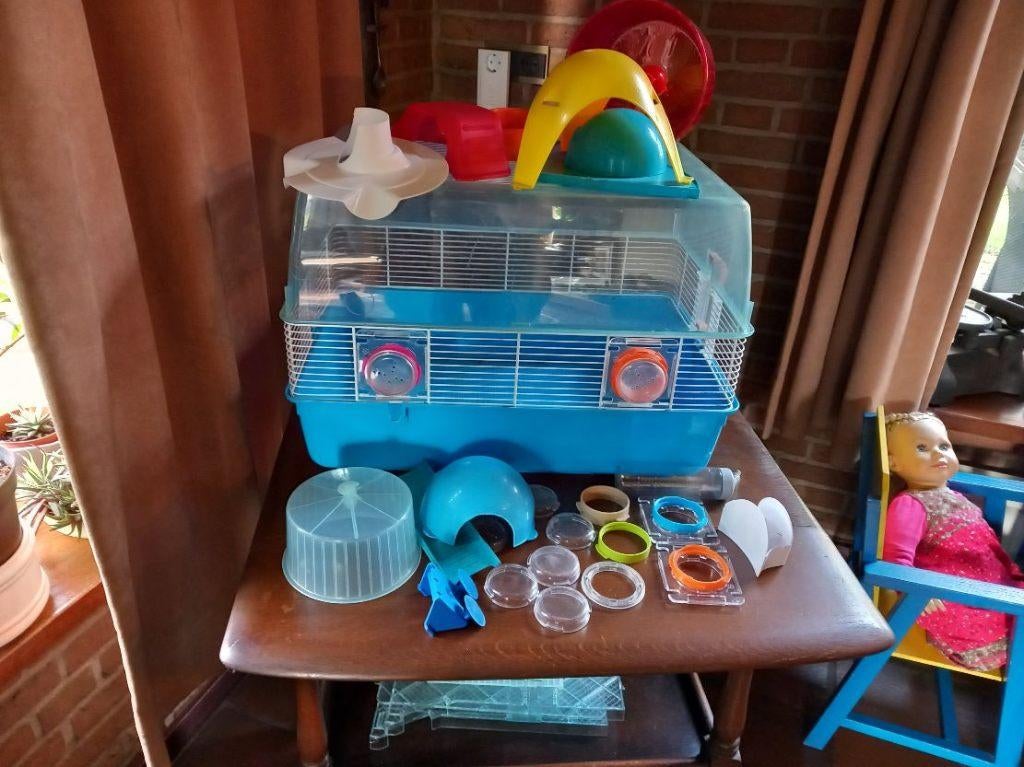 Hamster / cavia kooi met veel extra's, Ophalen of Verzenden, 90 cm of meer, Hok, Cavia