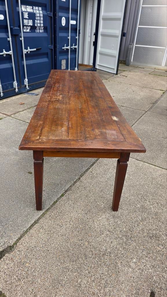 Antieke Franse boeren tafel 300 x 90 cm, Ophalen of Verzenden