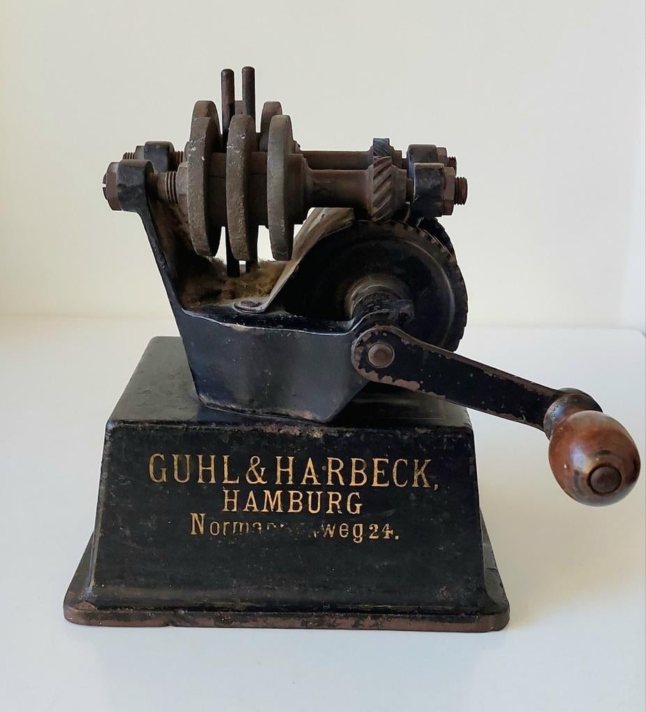 Antieke Pipifax Messenslijper Slijpapparaat Guhl & Harbeck , Verzenden