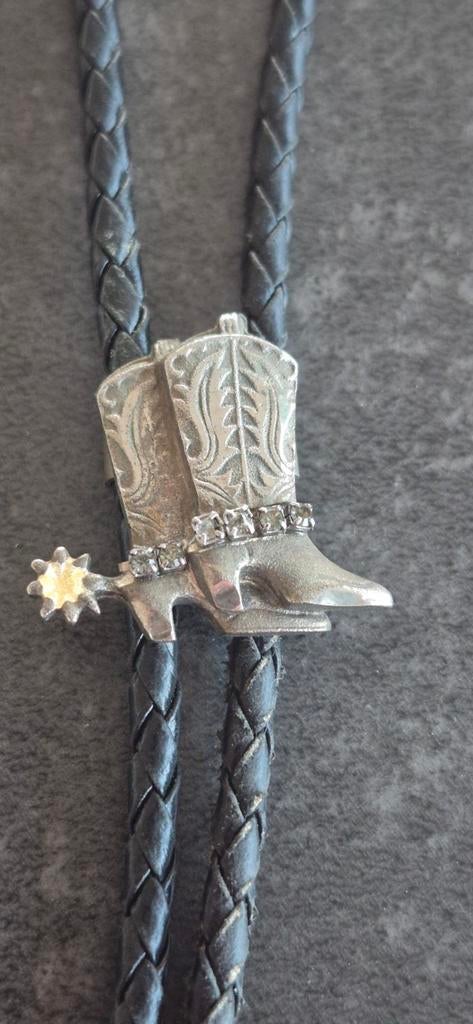 Western Bolo tie cowboy boots met strass, Ophalen of Verzenden, Overige materialen, Met strass