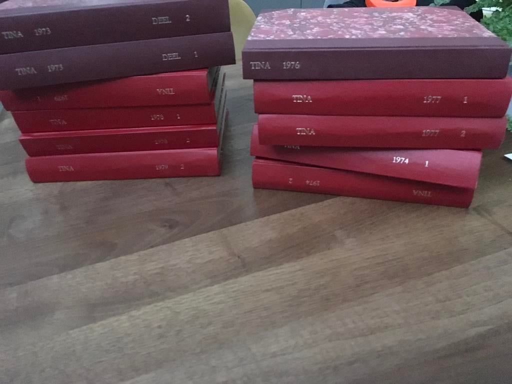 Ingebonden Tina, meisjesweekblad 1973, 1974, 1976 t/m 1979, Boeken, Tijdschriften en Kranten, Ophalen of Verzenden, Gelezen, Damesbladen