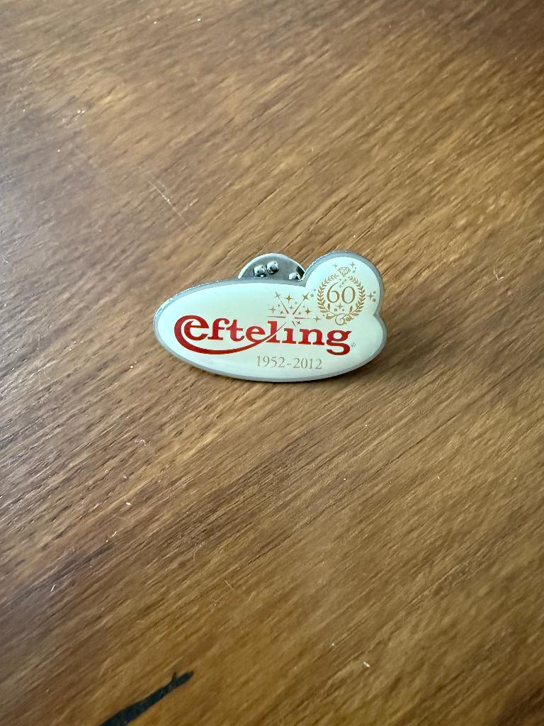 Efteling pin - Efteling 60 jaar (abonnementhouders), Ophalen of Verzenden, Nieuw, Button of Speldje