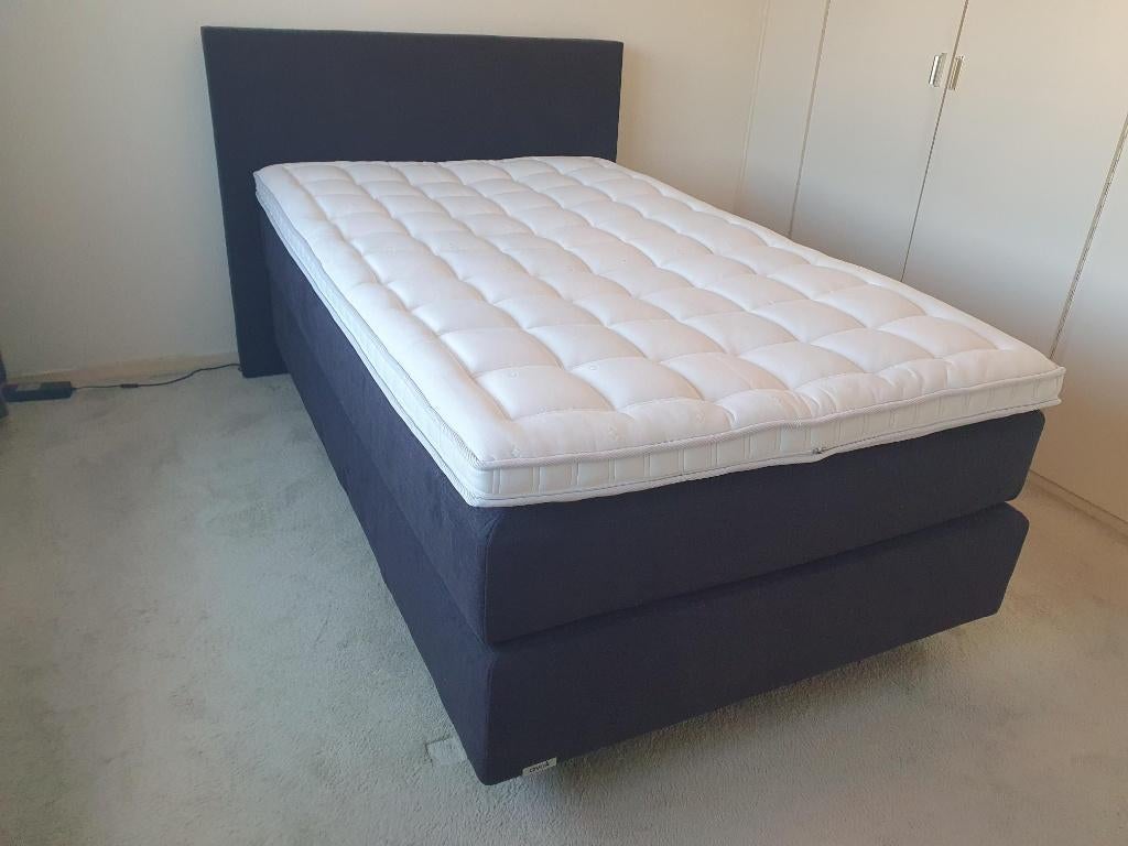 AVEK 1927 Original 1927 Boxspring 1-persoons z.g.a.n., Eenpersoons, Zwart, Ophalen of Verzenden, Zo goed als nieuw