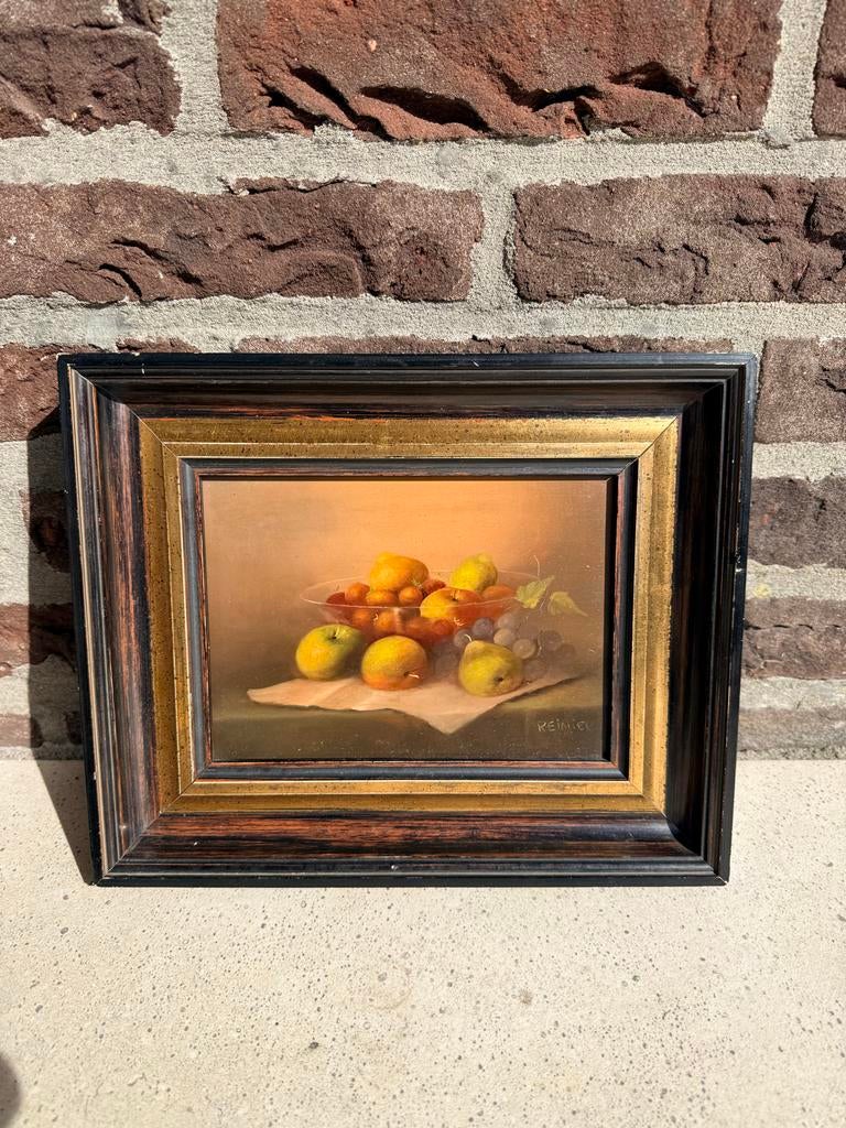 Schilderij van Reinier Wildeboer - Stilleven met fruit, Antiek en Kunst, Ophalen of Verzenden