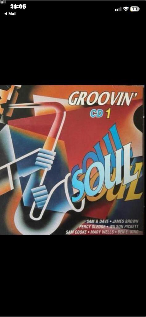 Groovin' Soul CD 1 - Diverse Artiesten, Ophalen of Verzenden, 1960 tot 1980, Gebruikt, Soul of Nu Soul