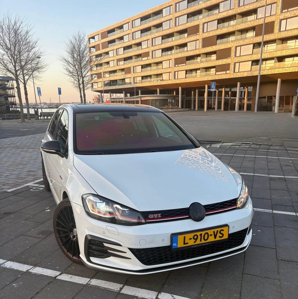 Volkswagen Golf 2.0 TSI 7,5 245pk 7-DSG 2019 Wit, 1345 kg, 4 cilinders, 1984 cc, Panoramadak