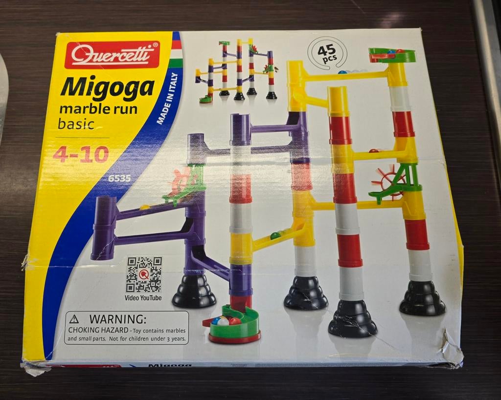 Quercetti Migoga knikkerbaan, Ophalen of Verzenden, Zo goed als nieuw, Overige merken