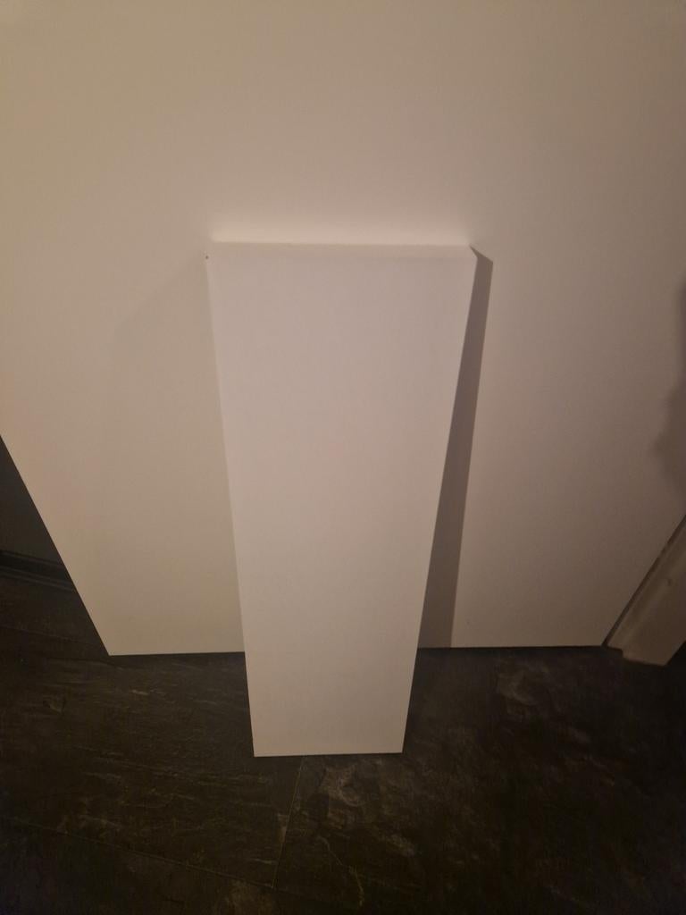 Witte wandplank met blinde bevestiging, Ophalen of Verzenden