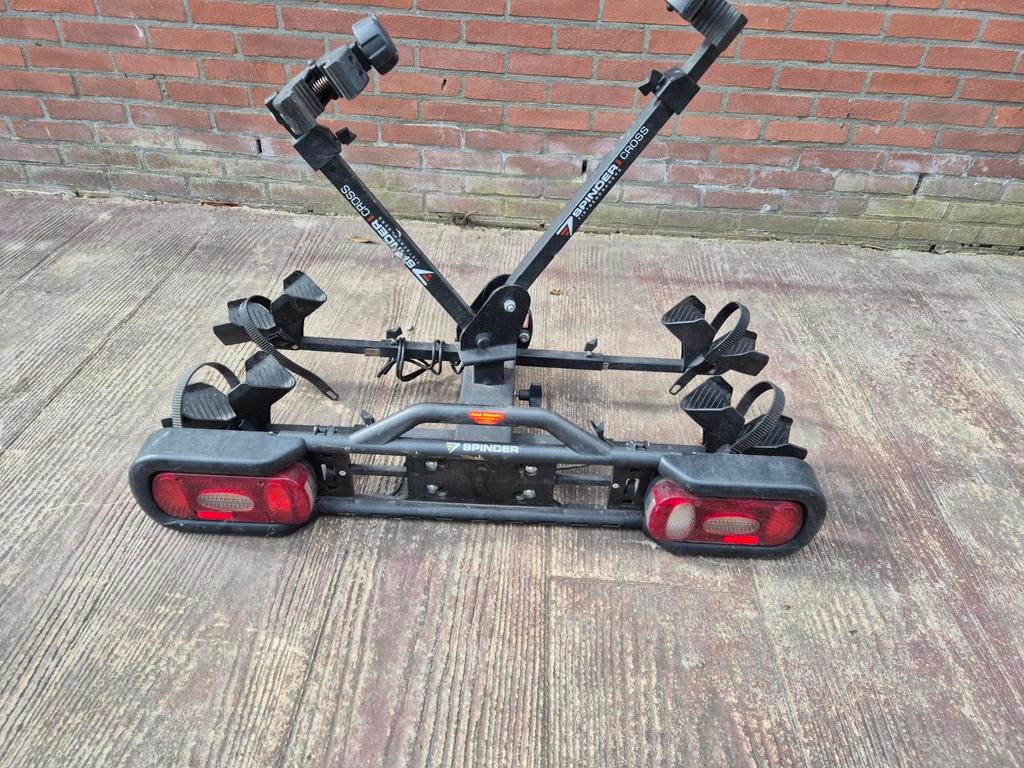 Spinder Cross fietsendrager voor 2 fietsen, Ophalen, 2 fietsen, Gebruikt, Trekhaakdrager