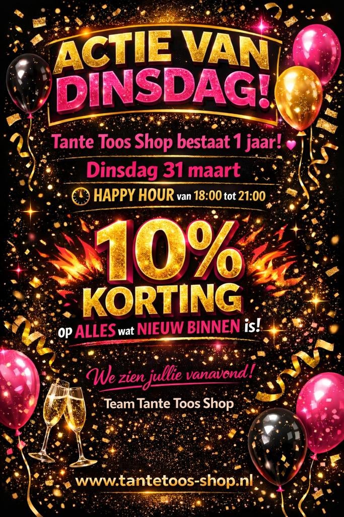 TANTE TOOS SHOP 1 JAAR, Ophalen of Verzenden, Nieuw
