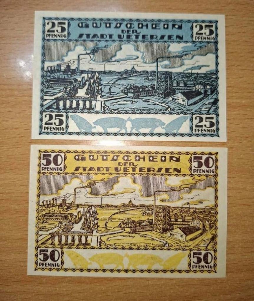 Duits Notgeld Uetersen Noodgeld, Ophalen of Verzenden, Duitsland