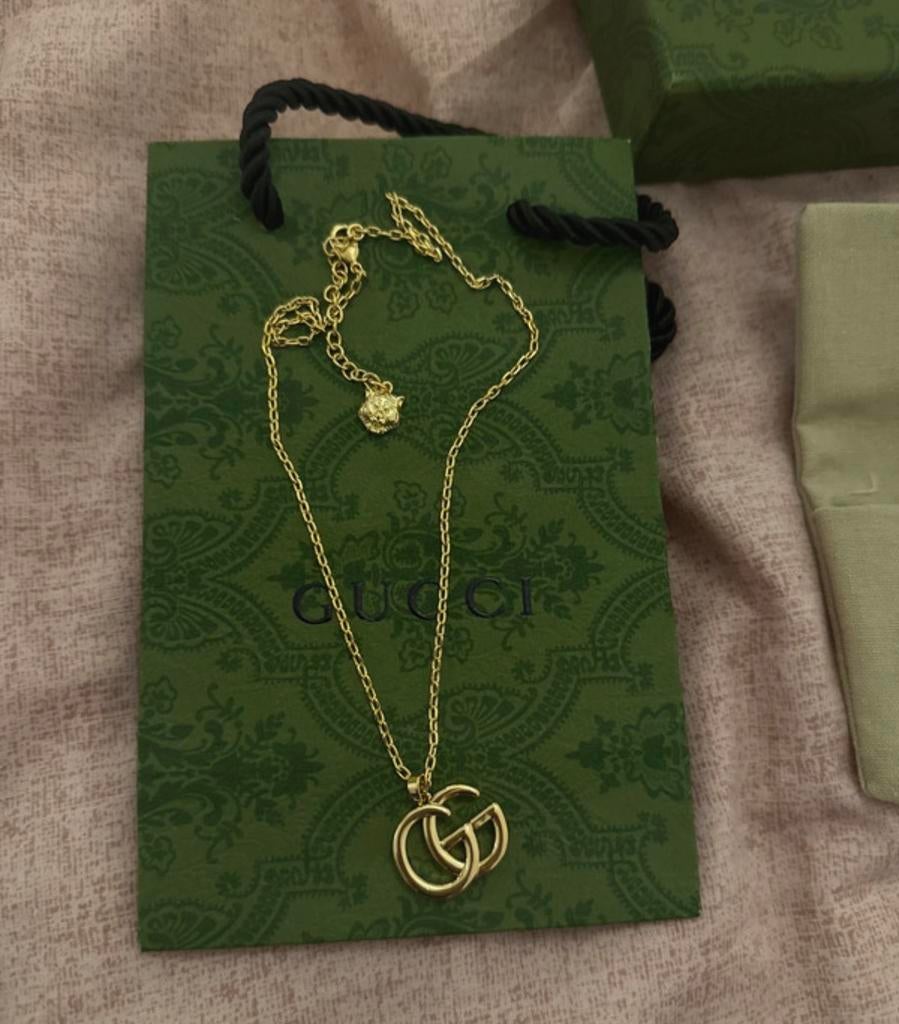 Gucci Ketting Nieuw in Doos, Nieuw, Ophalen of Verzenden, Goud, Overige materialen