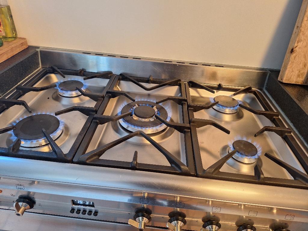 SMEG fornuis 80cm, Ophalen, Gebruikt, 60 cm of meer, Gas