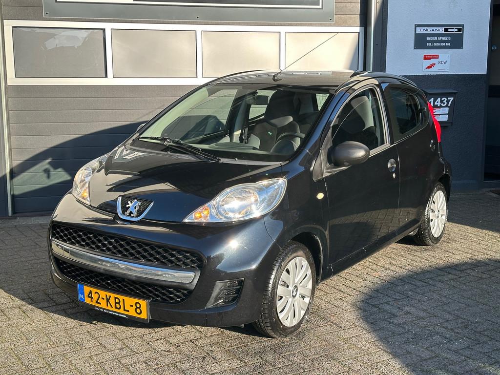 Peugeot 107 1.0-12V XR | BETROUWBAAR | NAP | ZUINIG |, Voorwielaandrijving, Stof, Zwart, 4 stoelen