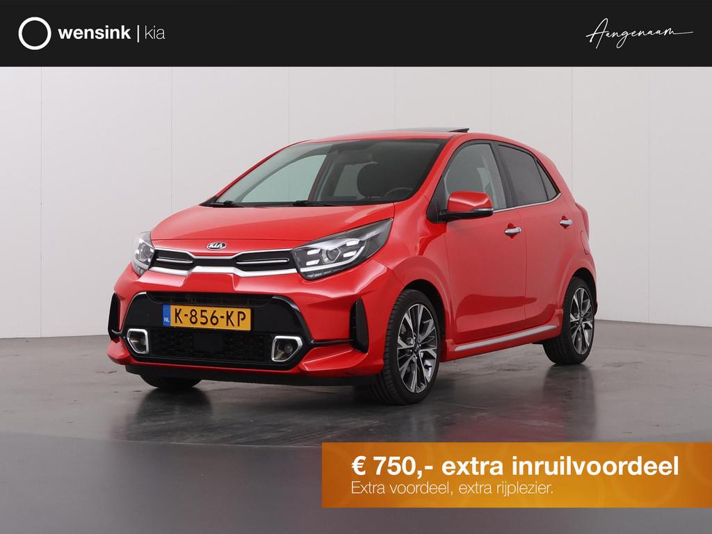 Kia Picanto 1.0 T-GDi GT-Line 5p | Panoramadak | Stoel/Stuur, Auto's, Kia, Voorwielaandrijving, 101 pk, Gebruikt, Origineel Nederlands