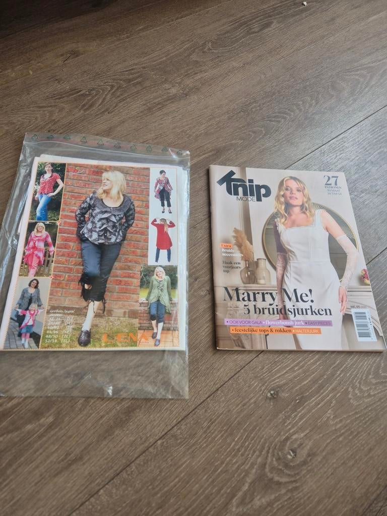 Knipmode mei 2025 en patroon blouse, Ophalen of Verzenden, Nieuw, Vrouw, Knipmode