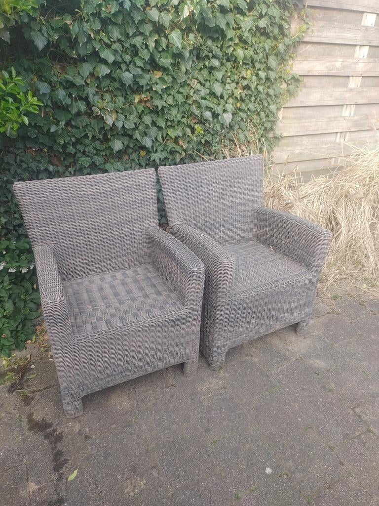 2 Bellagio tuinstoelen, Ophalen of Verzenden, Gebruikt, Kunststof