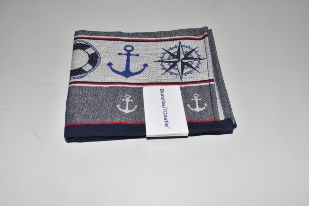 Pannenlappen Maritiem Bunzlau Castle, Blauw, Ohmstraat 20, 3861NB Nijkerk, Overige typen, Nieuw