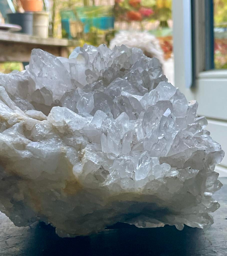 Grote Bergkristal Cluster 4,3 kg – Brazilië, Ophalen, Mineraal