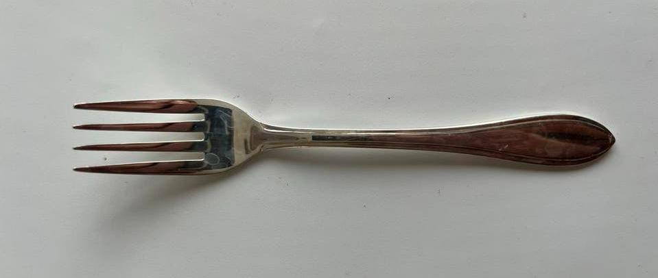 12 GERO Taartvorkjes 14 cm Verzilverd (100), Ophalen of Verzenden