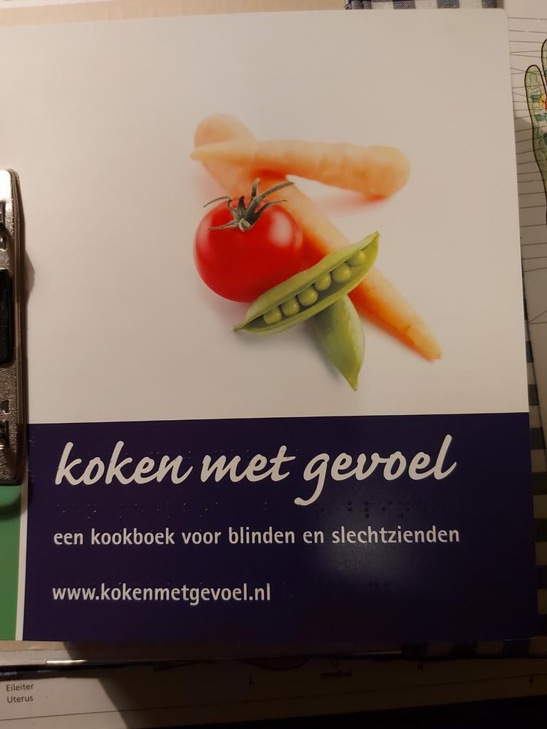 Koken met Gevoel: Kookboek in Braille., Ophalen of Verzenden, Nieuw, Azië en Oosters, Overige typen